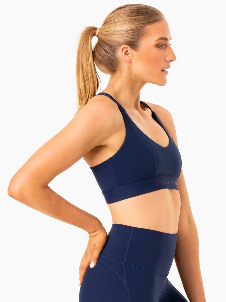 Ryderwear NKD Align Sports Bra Tmavě Blankyt | IFDA-25063