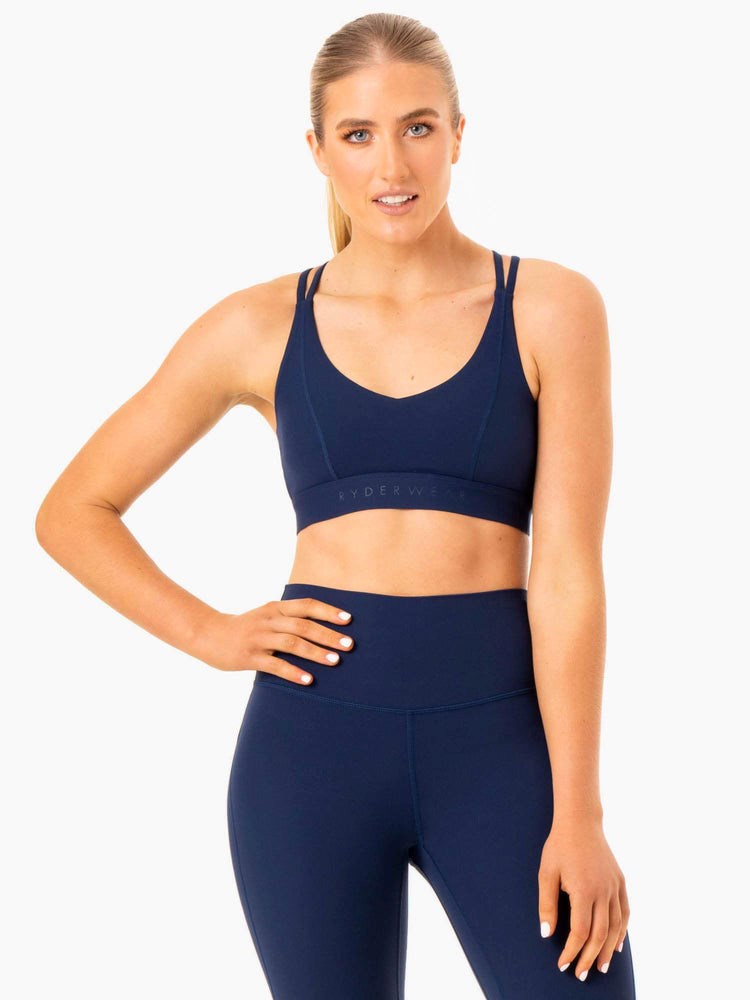 Ryderwear NKD Align Sports Bra Tmavě Blankyt | IFDA-25063