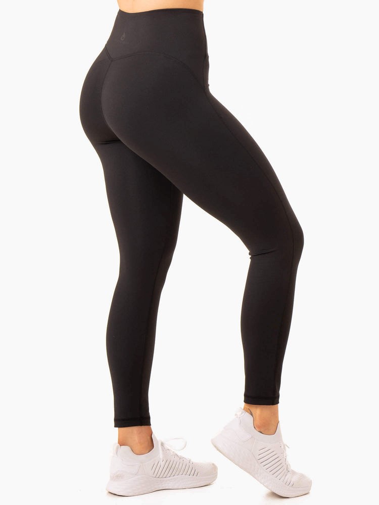 Ryderwear NKD Frame High Waisted Leggings Černé | XMTA-89507