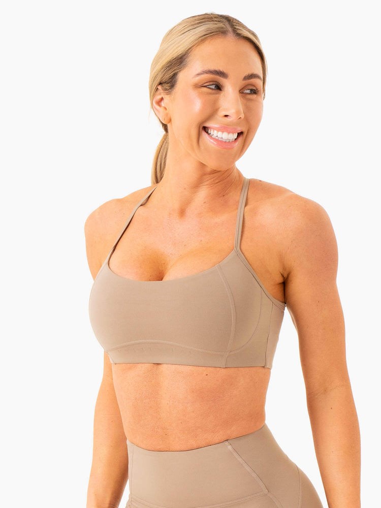 Ryderwear NKD Frame Sports Bra Latte | LEXS-27596