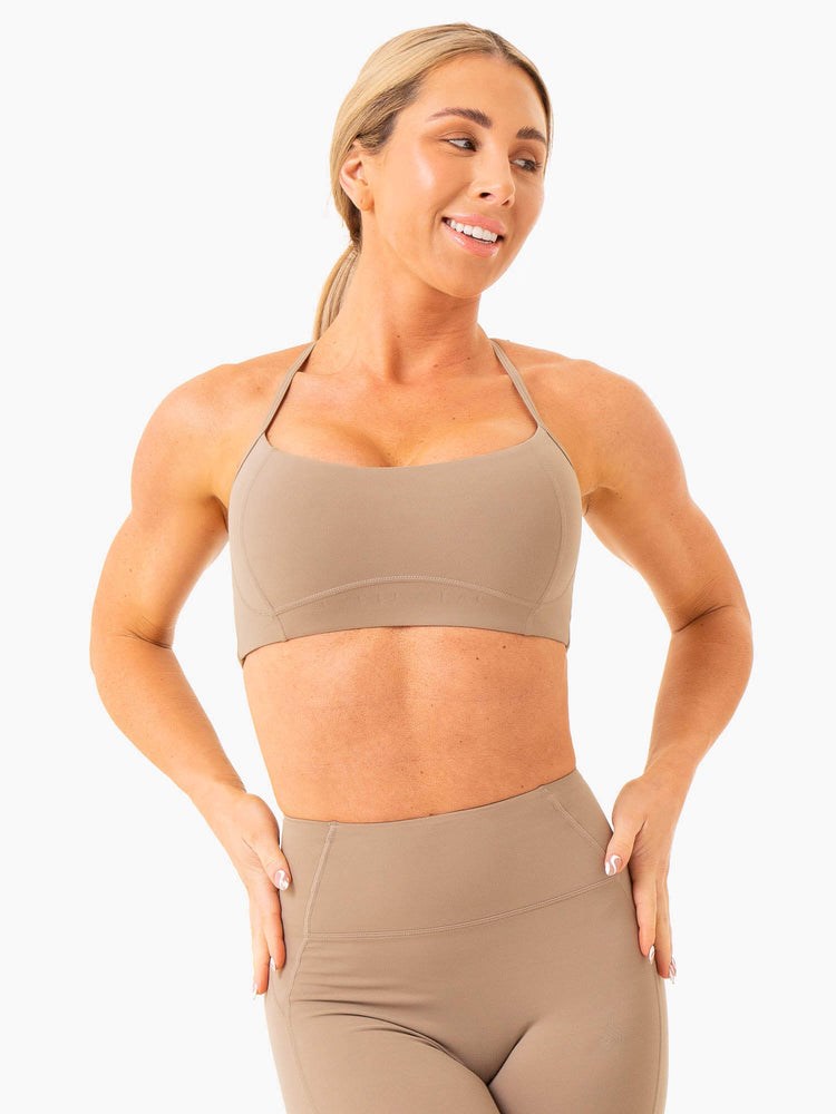 Ryderwear NKD Frame Sports Bra Latte | LEXS-27596