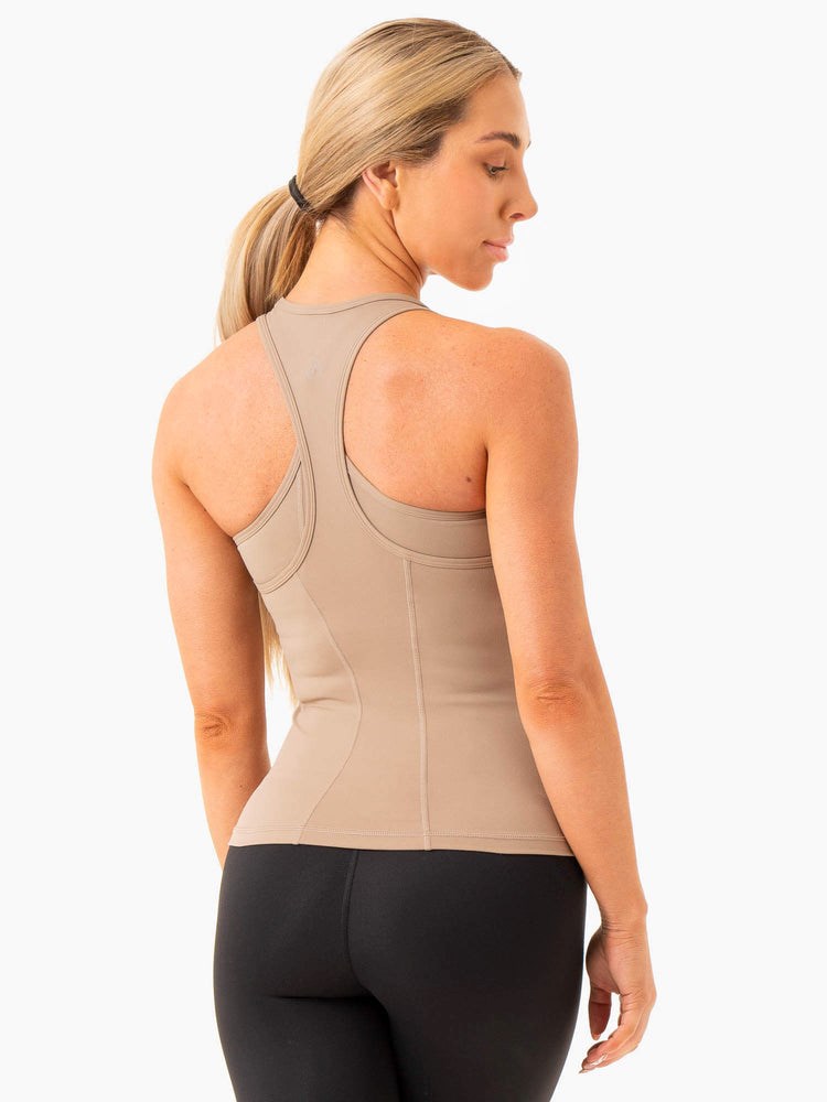 Ryderwear NKD Frame Tank Latte | ACWH-23541