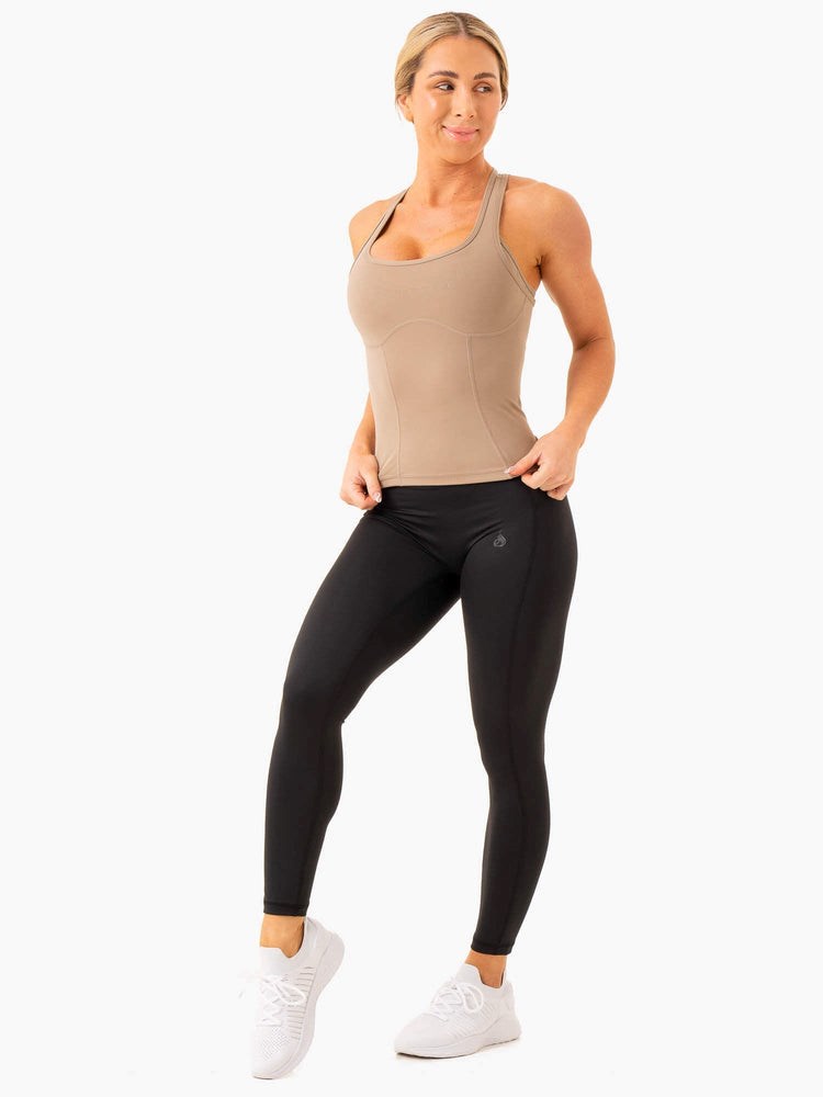 Ryderwear NKD Frame Tank Latte | ACWH-23541