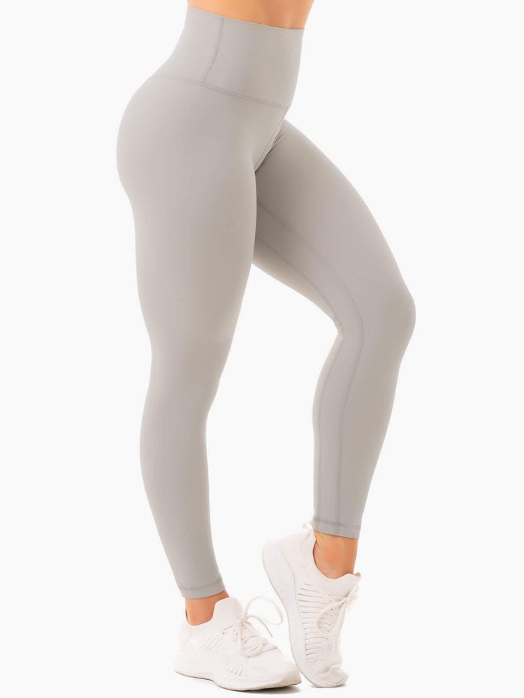 Ryderwear NKD High Waisted Leggings Šedé | DOUY-85714