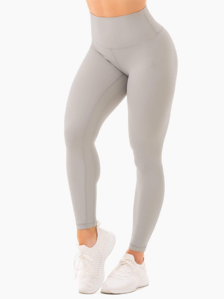 Ryderwear NKD High Waisted Leggings Šedé | DOUY-85714