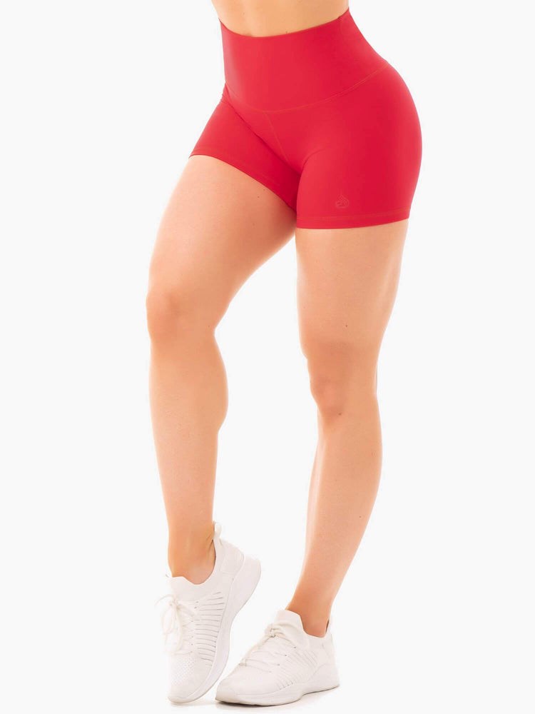 Ryderwear NKD High Waisted Shorts Červené | PJGL-78324