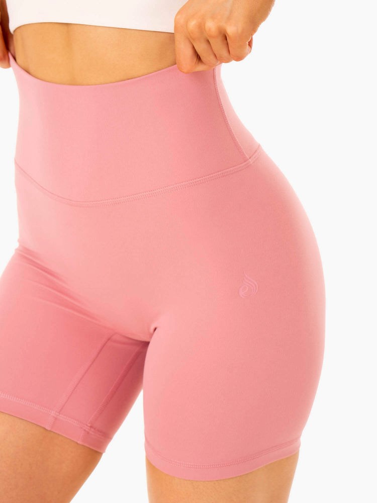 Ryderwear NKD Refine High Waisted Shorts Růžové | QZHU-97042