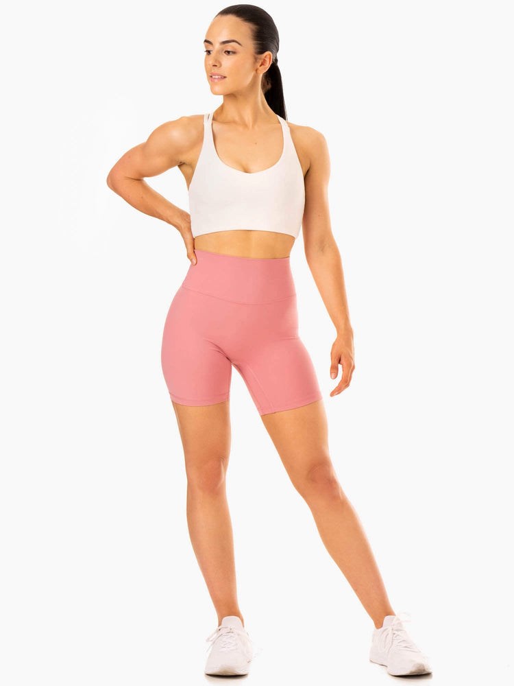 Ryderwear NKD Refine High Waisted Shorts Růžové | QZHU-97042