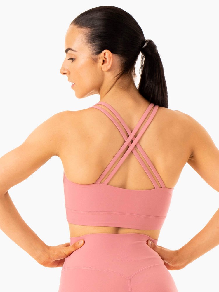 Ryderwear NKD Refine Sports Bra Růžové | ZIQC-34756