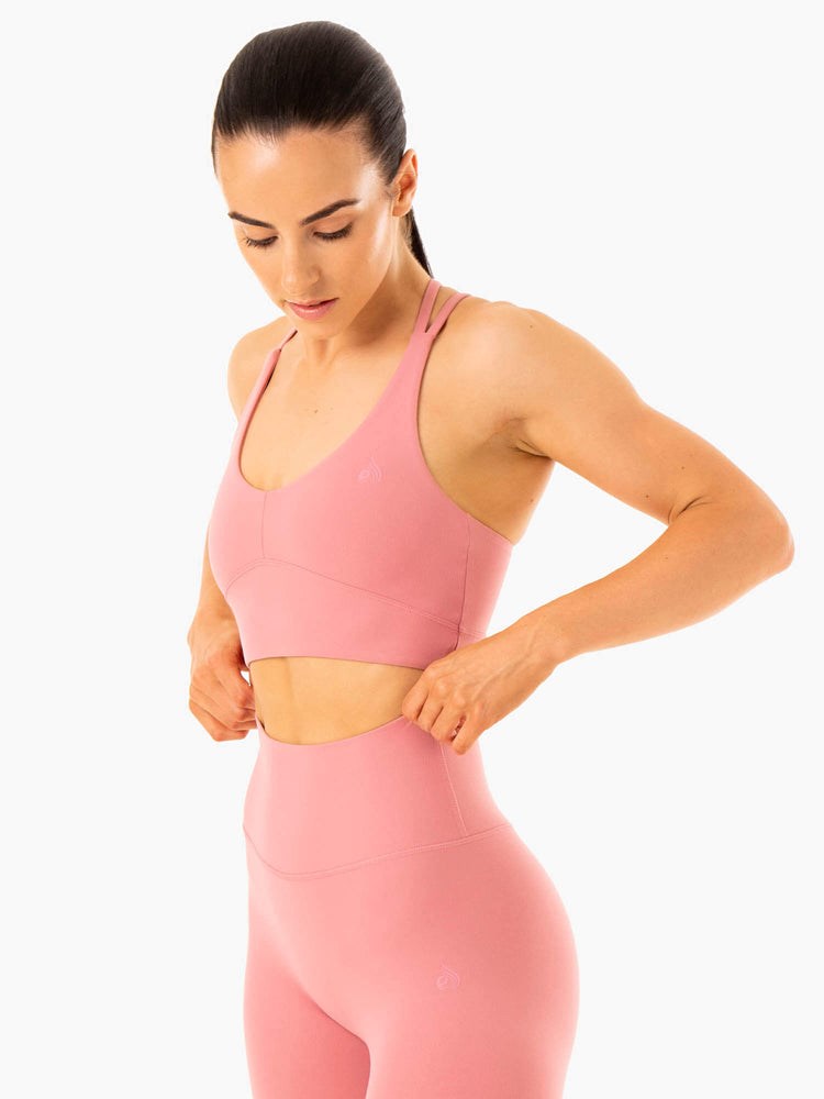 Ryderwear NKD Refine Sports Bra Růžové | ZIQC-34756