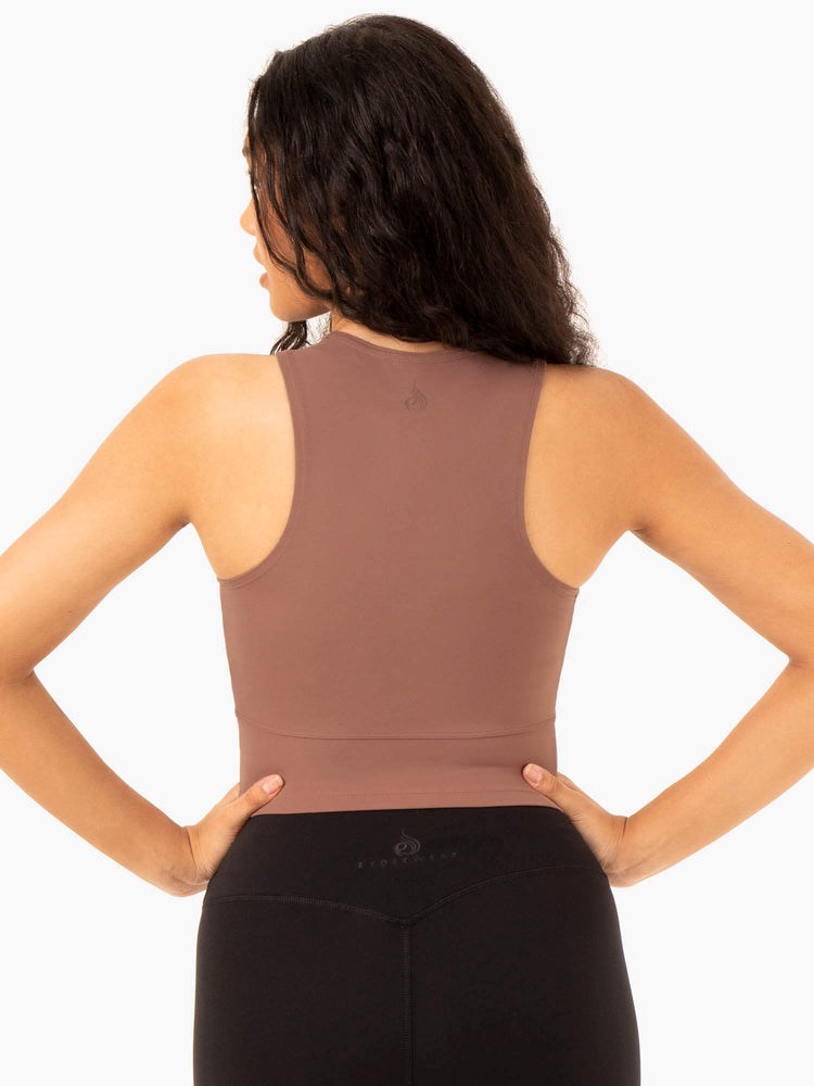 Ryderwear NKD Refine Tank Mocha | CSFW-65093