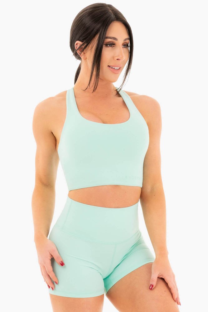 Ryderwear NKD Sports Bra Aqua | VMZY-19630