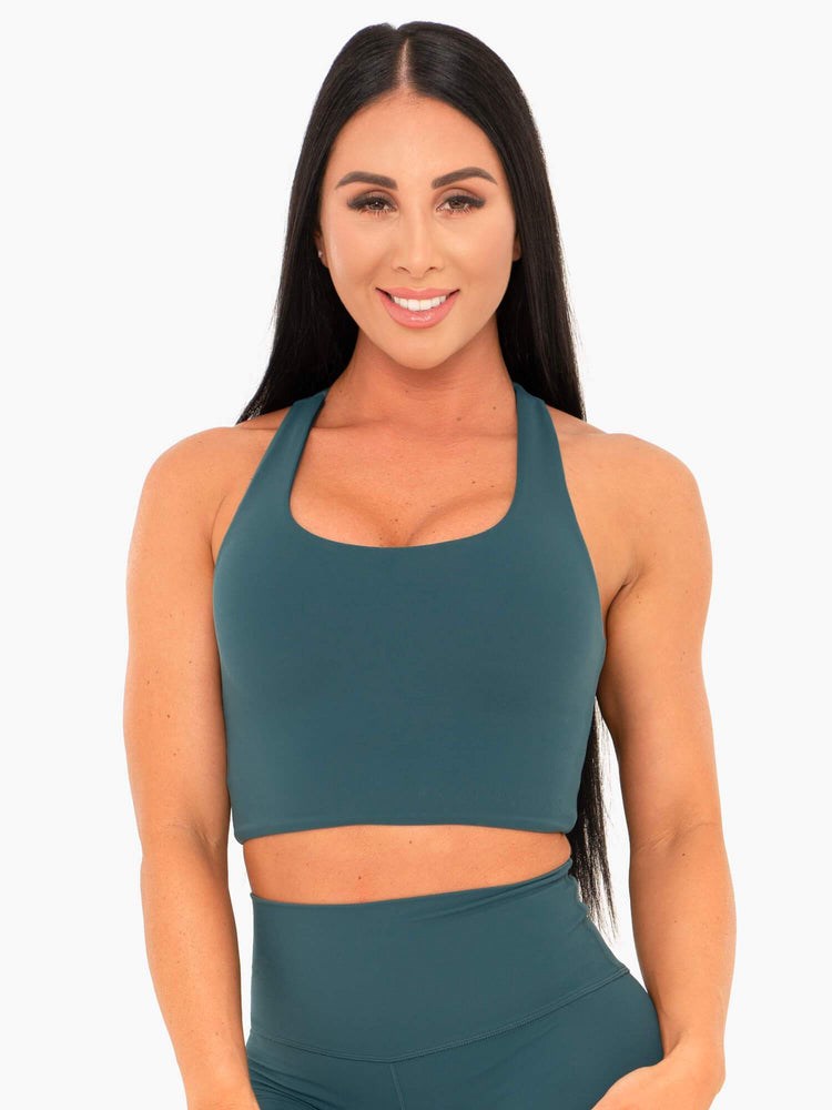 Ryderwear NKD Sports Bra Teal | EZSP-48756