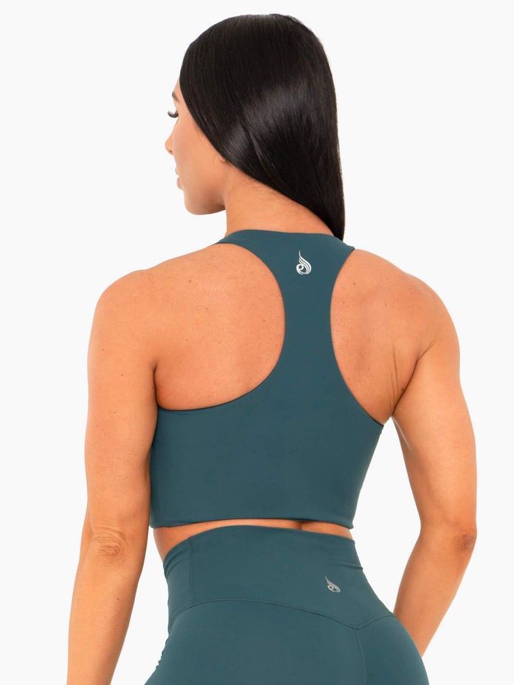 Ryderwear NKD Sports Bra Teal | EZSP-48756