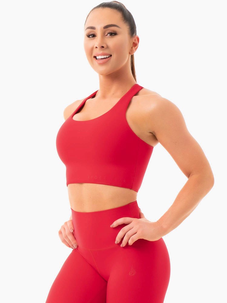 Ryderwear NKD Sports Bra Červené | KOHD-52839