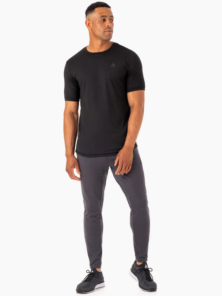 Ryderwear Optimal Gym Track Pant Charcoal | WZOS-32815