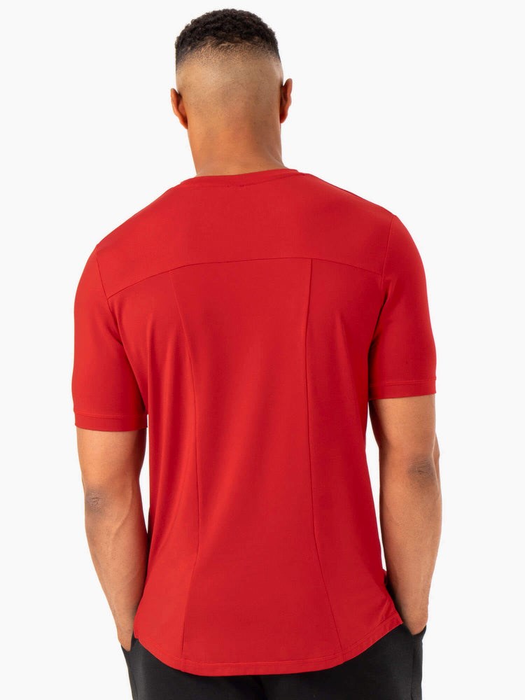 Ryderwear Optimal Mesh T-Shirt Červené | LIEN-10642