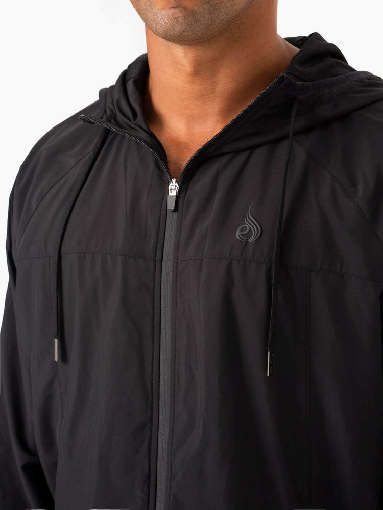 Ryderwear Optimal Windbreaker Jacket Černé | OTGP-01859