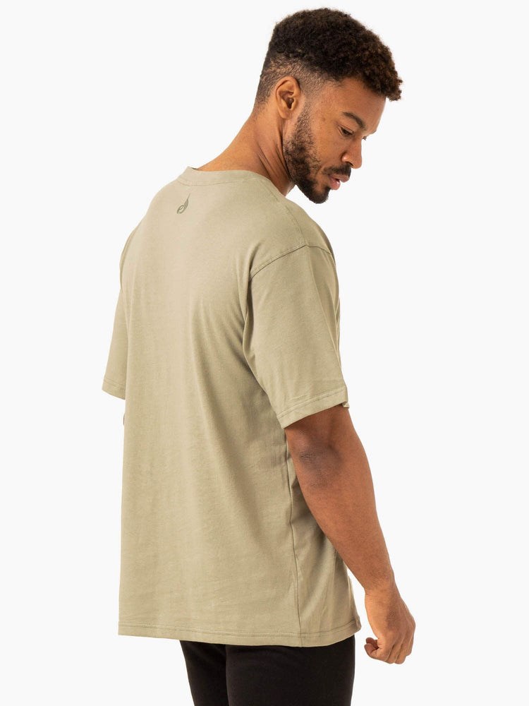 Ryderwear Overdrive Oversized T-Shirt Zelene | CRTX-97640