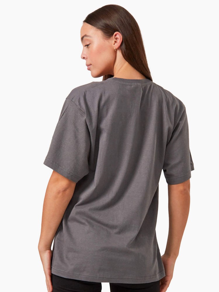 Ryderwear Oversized T-Shirt Charcoal | IWHY-03296