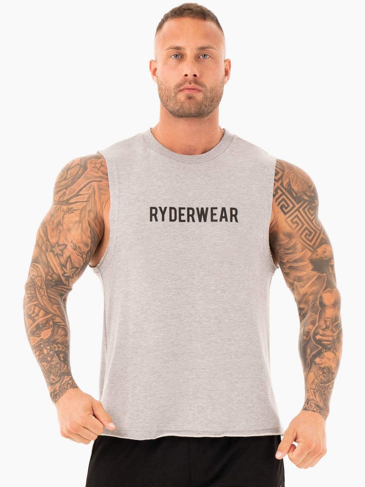 Ryderwear Performance Baller Tank Šedé | HRIQ-70325