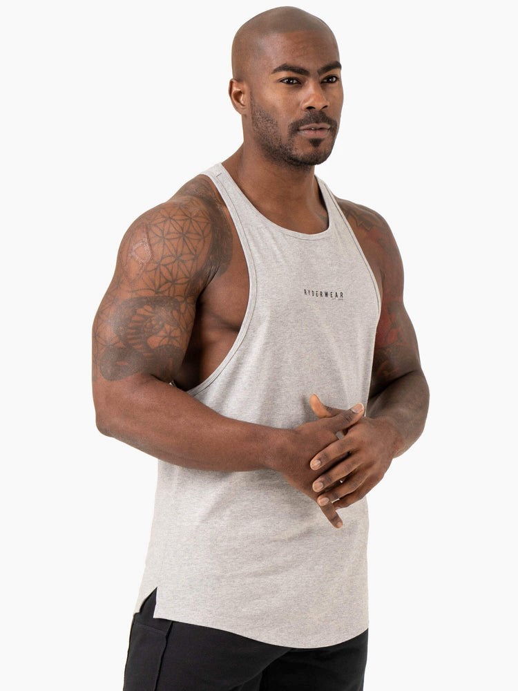 Ryderwear Pursuit Baller Tank Světle Šedé | GCPU-31745