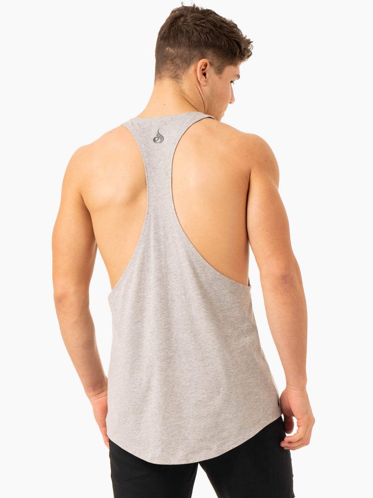 Ryderwear Pursuit Stringer T-Back Světle Šedé | ULNB-08479