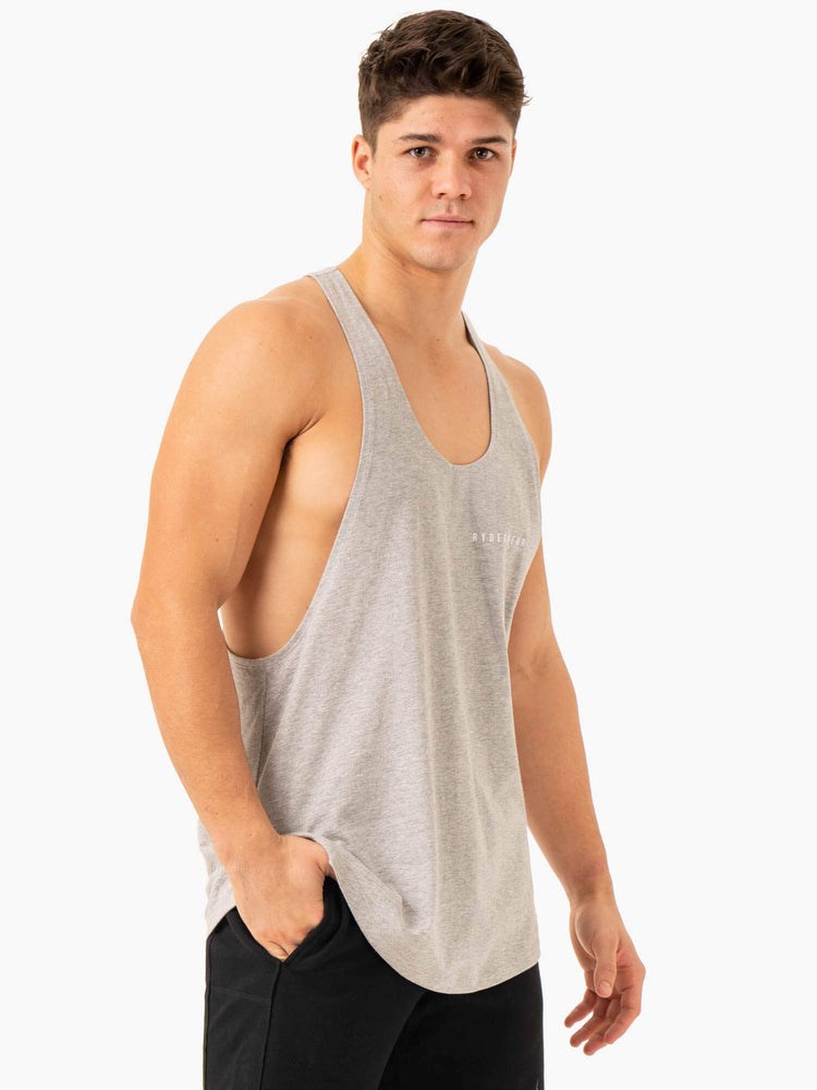 Ryderwear Pursuit Stringer T-Back Světle Šedé | ULNB-08479