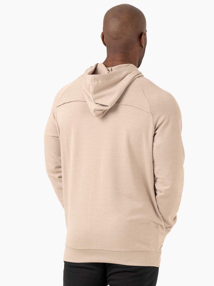 Ryderwear Pursuit Zip Up Hoodie Sand | ZYSA-62384