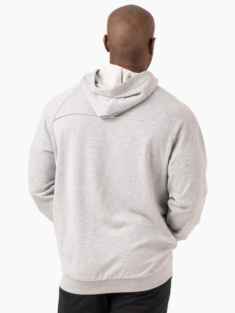 Ryderwear Pursuit Zip Up Hoodie Světle Šedé | PNKA-80946