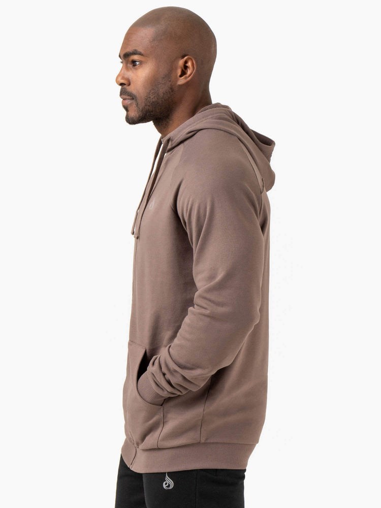 Ryderwear Pursuit Zip Up Hoodie Taupe | RANI-28609