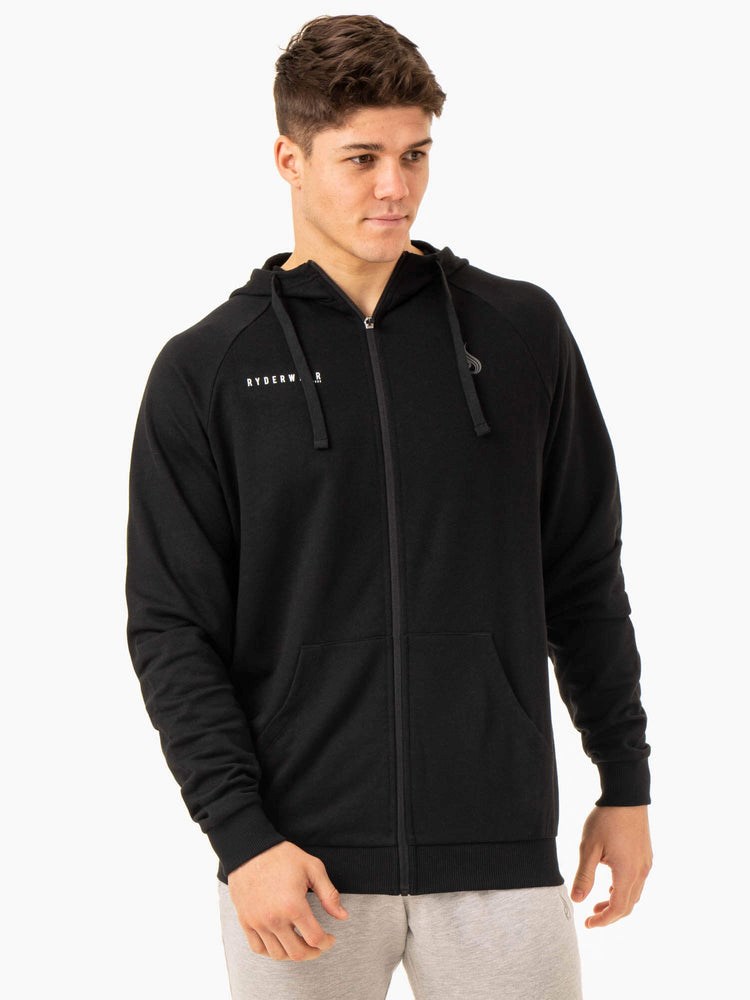 Ryderwear Pursuit Zip Up Hoodie Černé | BGLS-95864