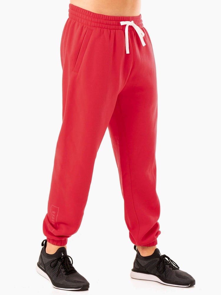 Ryderwear Recharge Relaxed Track Pant Červené | CVUJ-69021