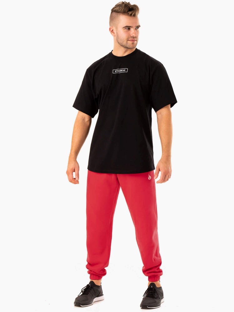 Ryderwear Recharge Relaxed Track Pant Červené | CVUJ-69021