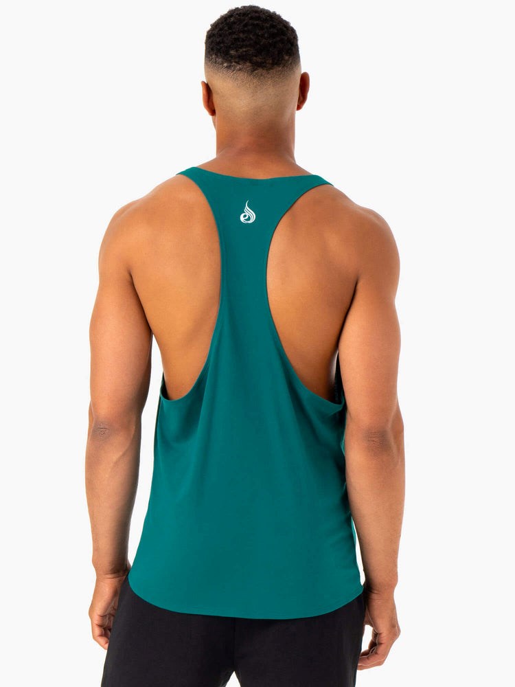 Ryderwear Recharge Stringer T-Back Teal | XCNB-08149