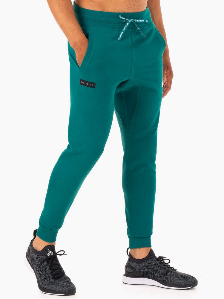 Ryderwear Recharge Tapered Track Pant Teal | OPVR-87093