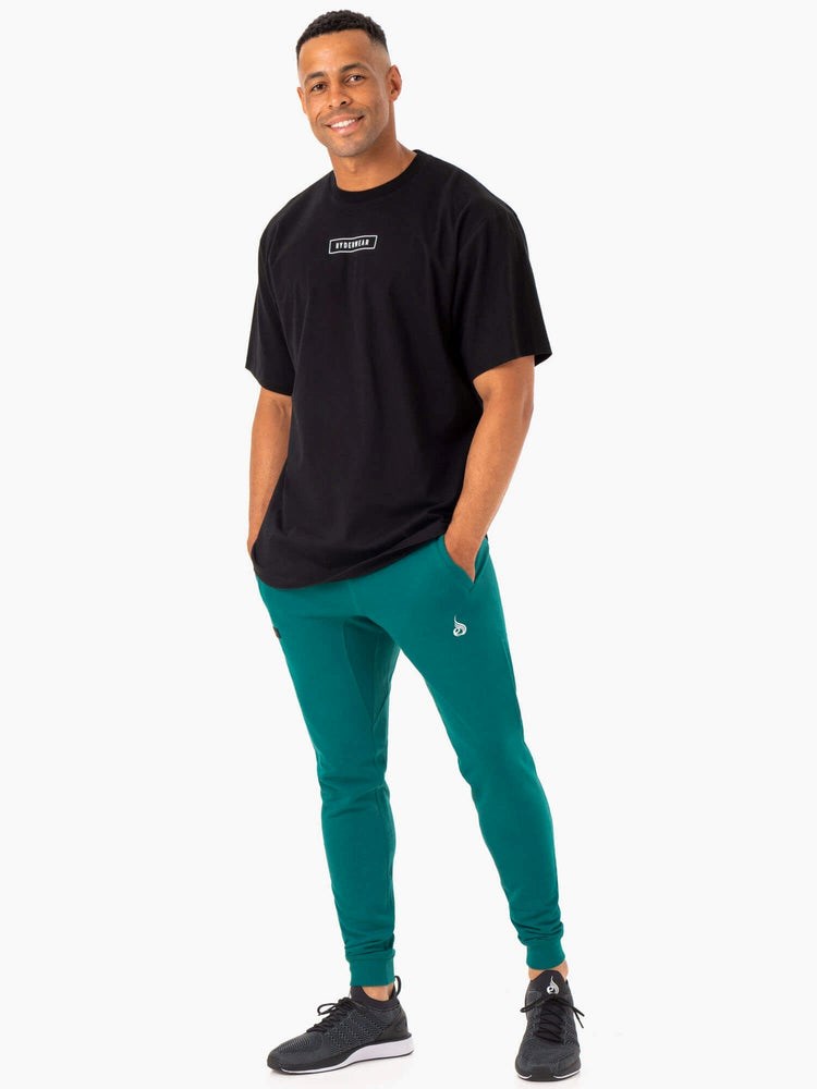 Ryderwear Recharge Tapered Track Pant Teal | OPVR-87093