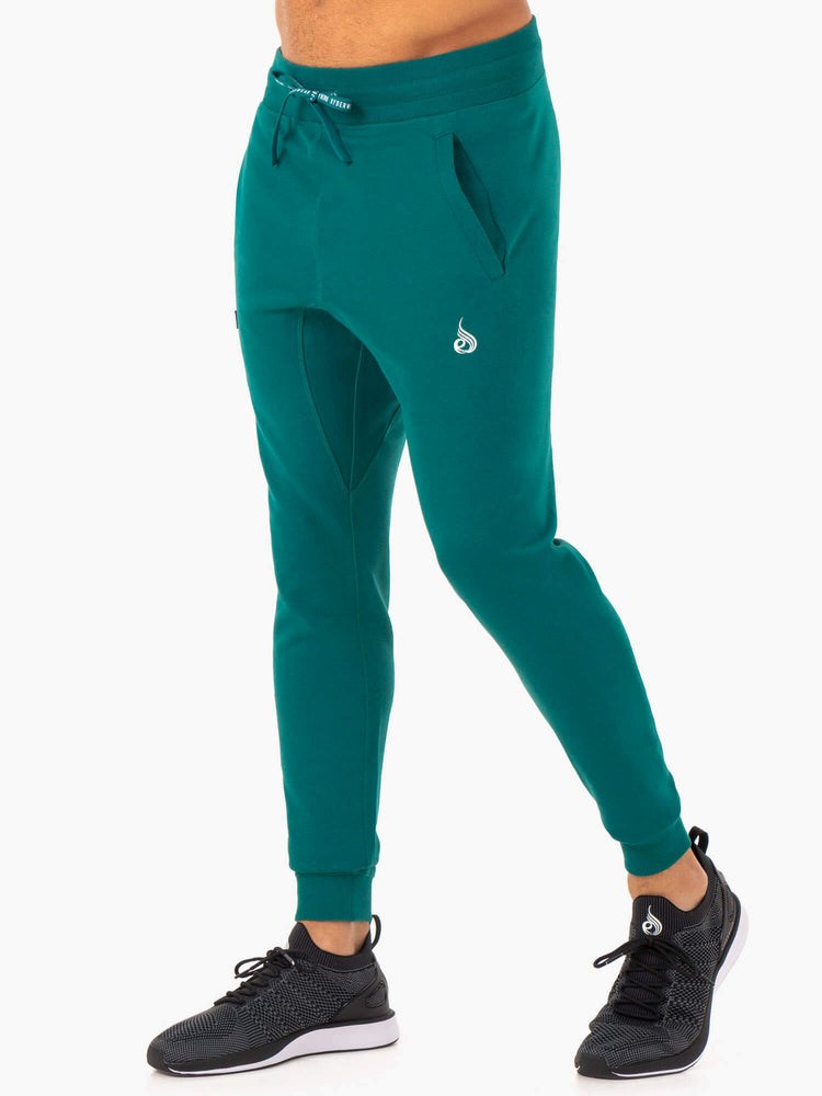 Ryderwear Recharge Tapered Track Pant Teal | OPVR-87093