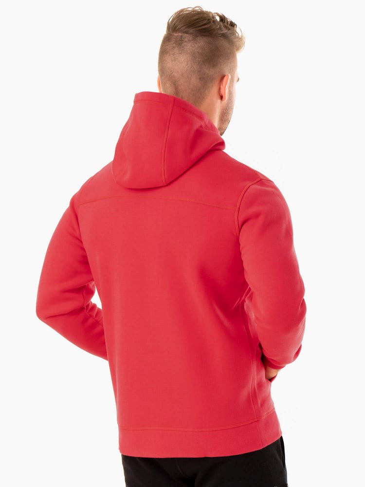 Ryderwear Recharge Zip Up Hoodie Červené | GIPR-05243