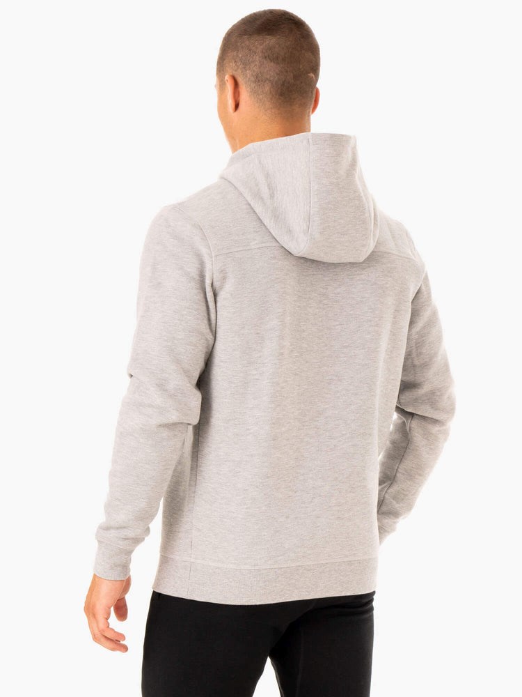 Ryderwear Recharge Zip Up Hoodie Šedé | MFOT-85120