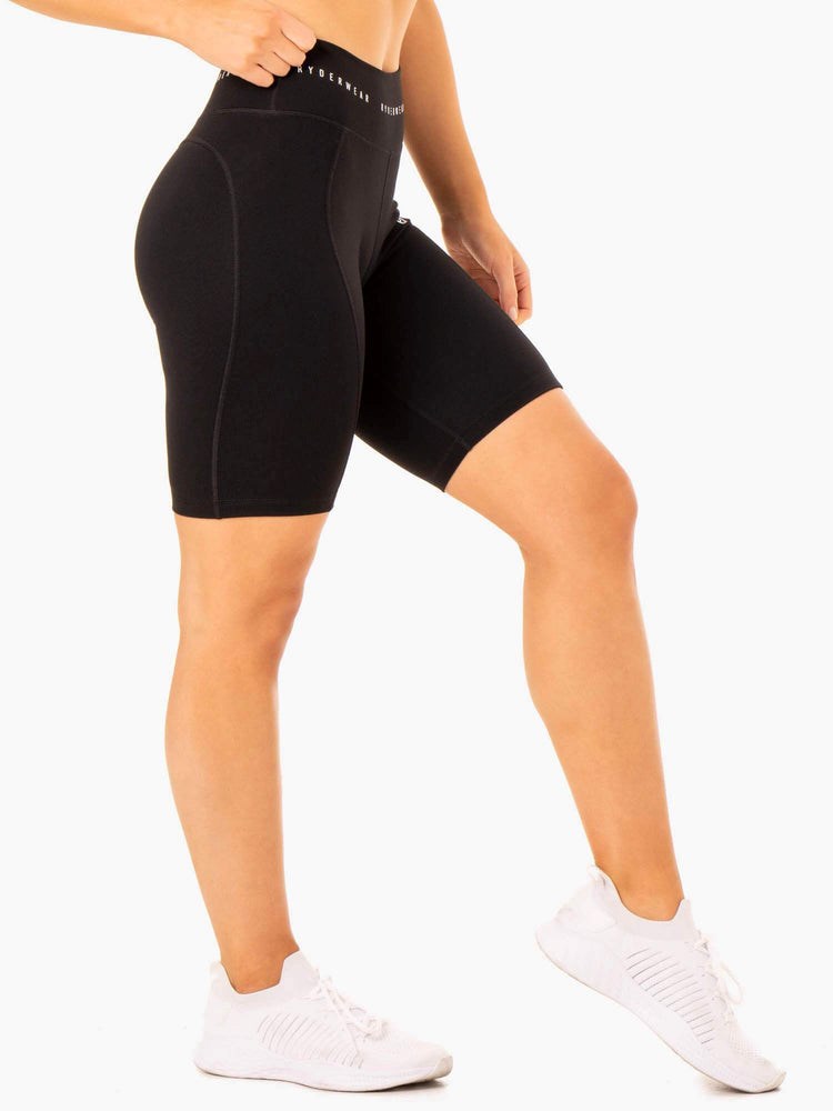 Ryderwear Reflex High Waisted Bike Shorts Černé | LDIQ-48160