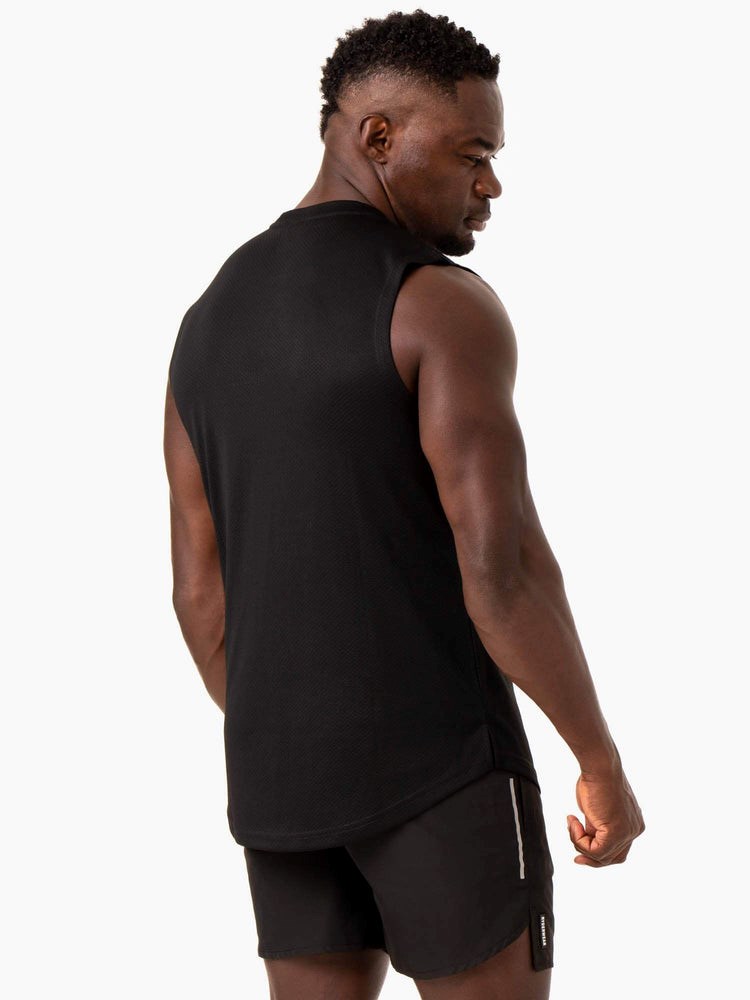 Ryderwear Reflex Mesh Baller Tank Černé | ECDU-73041