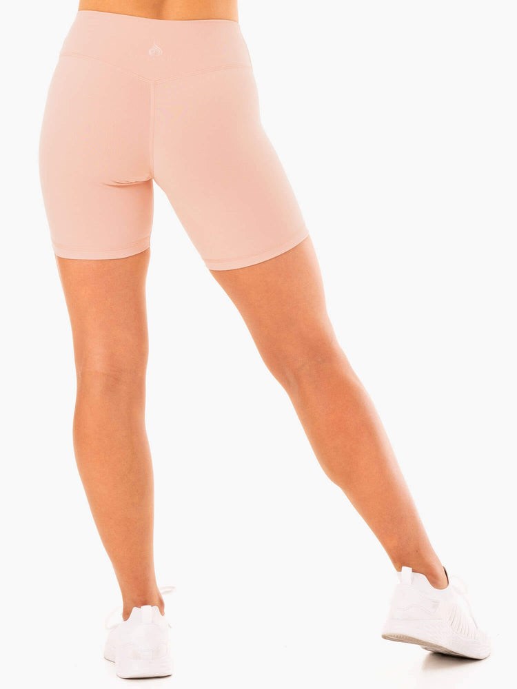 Ryderwear Replay High Waisted Shorts Nude | CYQD-03871