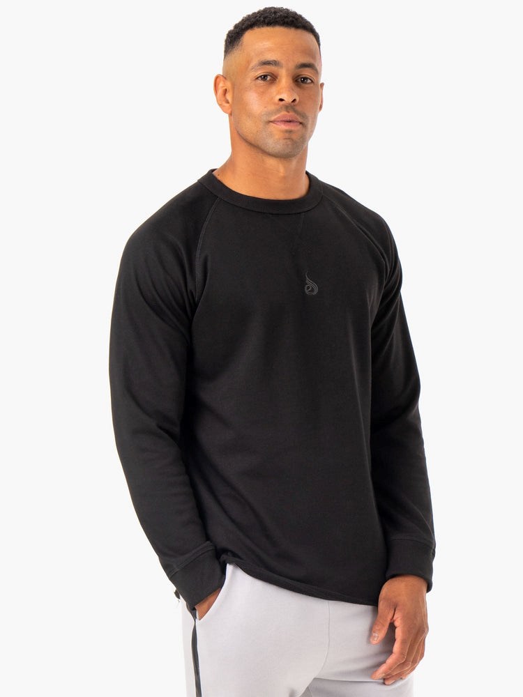 Ryderwear Restore Crew Neck Černé | XLIG-90643