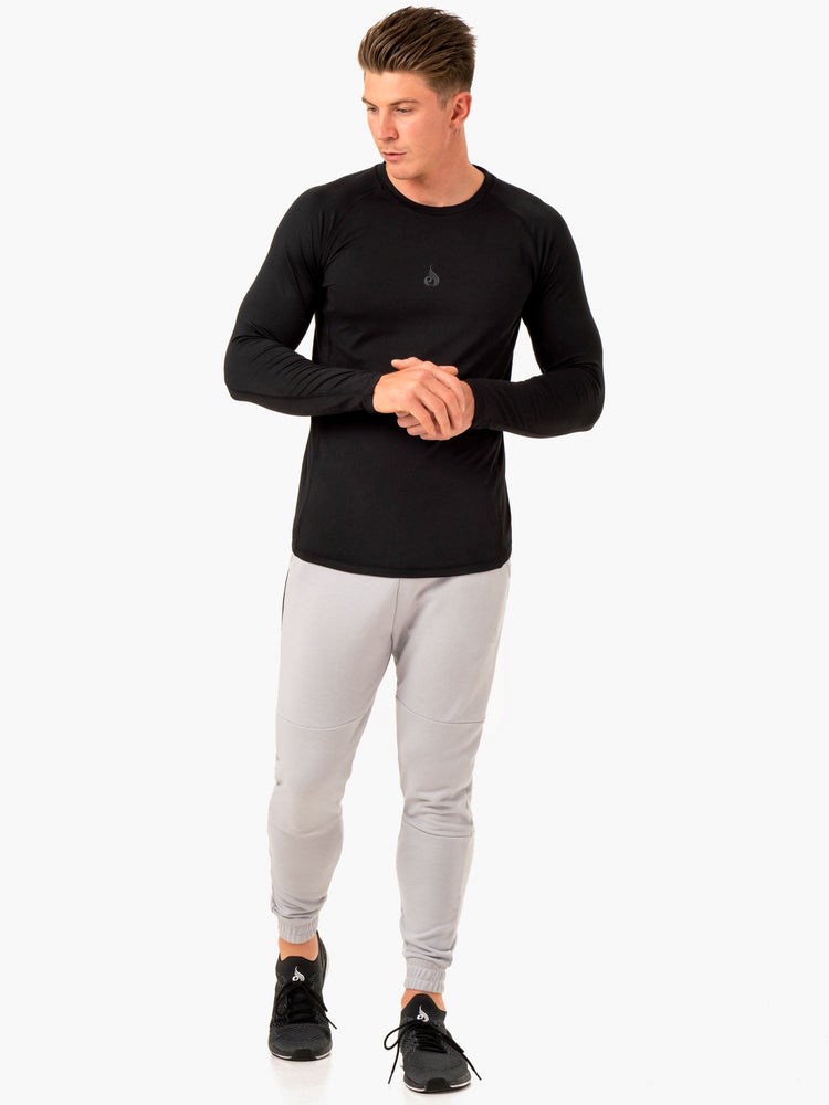 Ryderwear Restore Fleece Track Pant Šedé | RFAU-37065