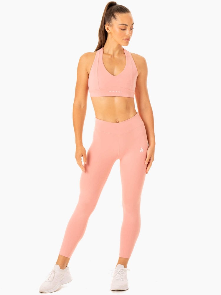 Ryderwear Revival Scrunch Bum Leggings Růžové | THUD-30154