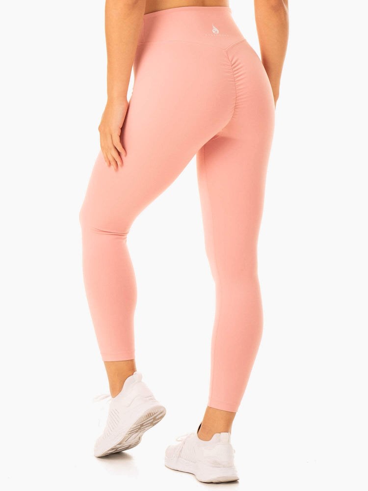 Ryderwear Revival Scrunch Bum Leggings Růžové | THUD-30154