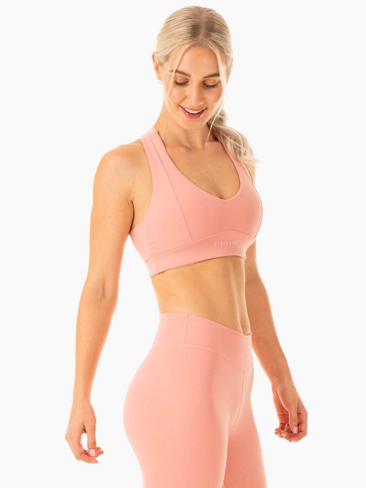 Ryderwear Revival Sports Bra Růžové | LZKA-13486