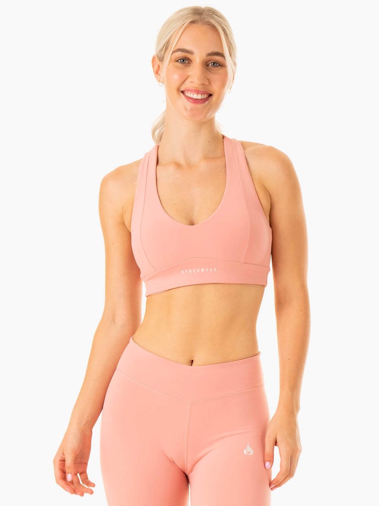 Ryderwear Revival Sports Bra Růžové | LZKA-13486