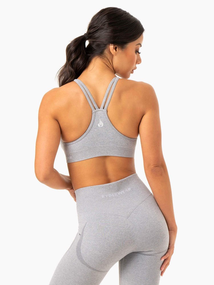 Ryderwear Sculpt Seamless Sports Bra Šedé | SFHM-08946